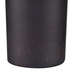Atlas Hawking Vase - Sculptural Earthenware Accent with Matte Finish for Modern Home Decor and Style Large Black AC11375-02