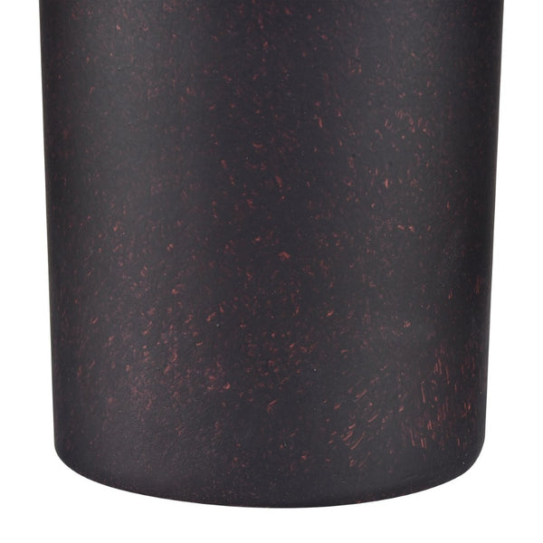 Atlas Hawking Vase - Sculptural Earthenware Accent with Matte Finish for Modern Home Decor and Style Large Black AC11375-02