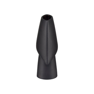 Atlas Hawking Vase - Sculptural Earthenware Accent with Matte Finish for Modern Home Decor and Style Small Black AC11376-02