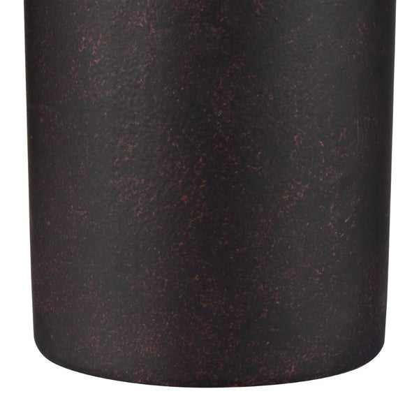Atlas Hawking Vase - Sculptural Earthenware Accent with Matte Finish for Modern Home Decor and Style Hawking Vessel Black AC11377-01
