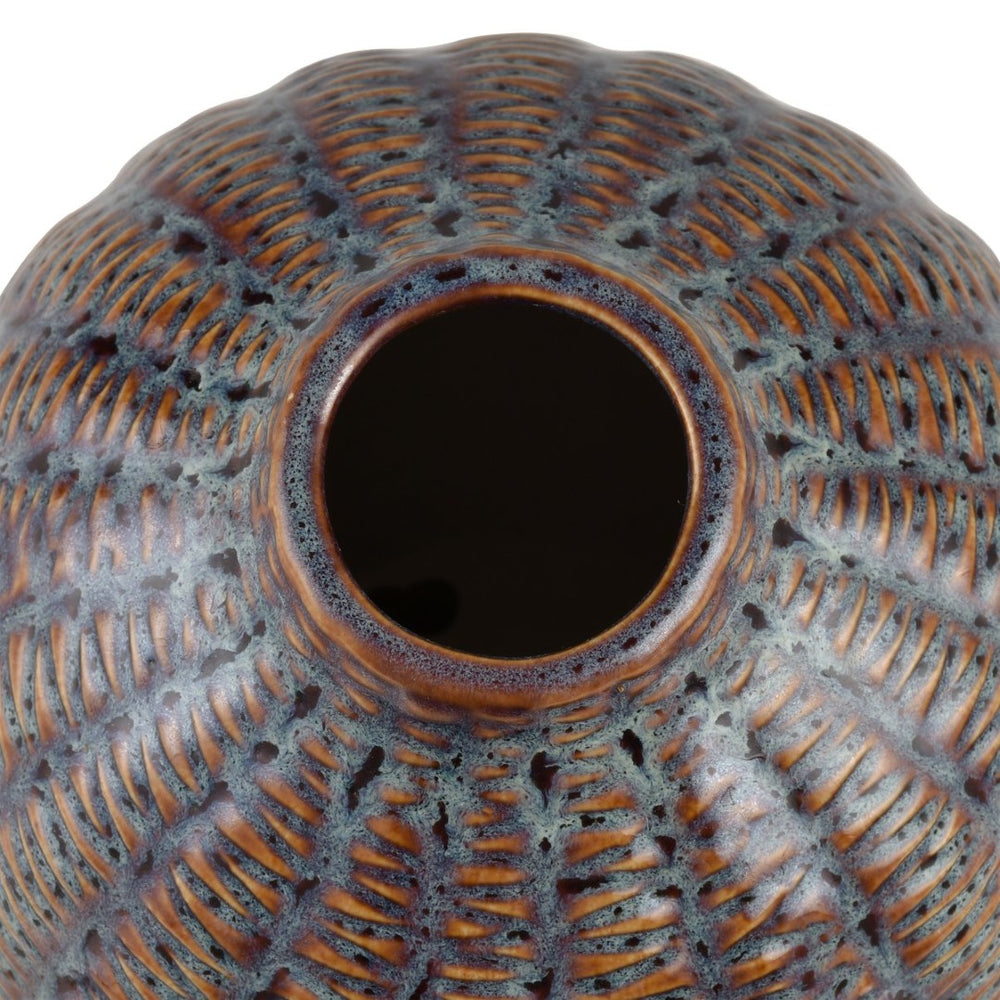 Atlas Hawley Vase – Vintage-Industrial Charm with Unique Reactive Glaze for Stylish Home Décor Accents Small AC11378-01