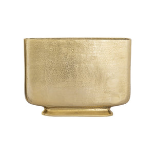 Atlas Hedrick Vase - Elegant Textured Brass Accent for Modern Décor, Perfect for Long-Stem Floral Displays Medium Brass AC11380-01