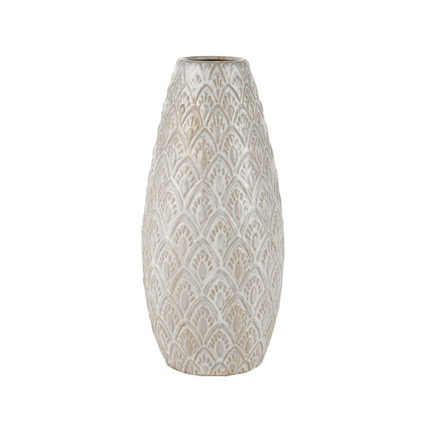 Atlas Hollywell Vase - Small Rustic-Modern Decorative Accessory for Floral Arrangements & Home Styling AC11390-01