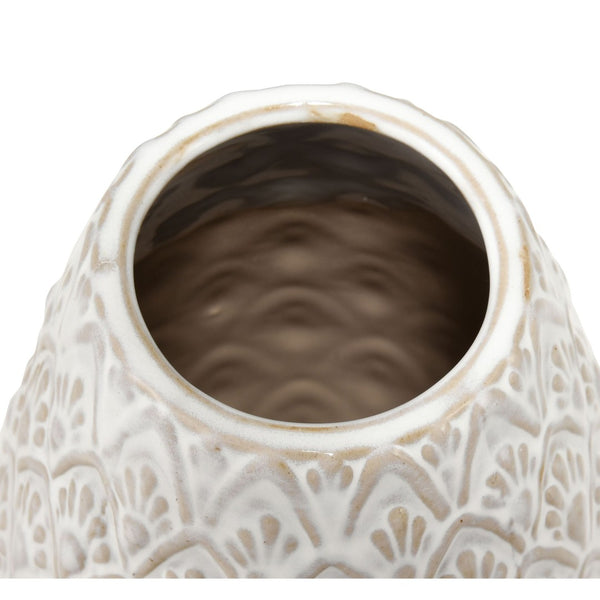 Atlas Hollywell Vase - Small Rustic-Modern Decorative Accessory for Floral Arrangements & Home Styling AC11390-01