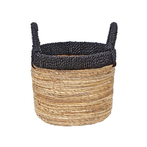 Atlas Holset Handwoven Basket Set of 3 – Eco-Friendly Storage with Rustic Charm for Any Room Décor AC11391-01S