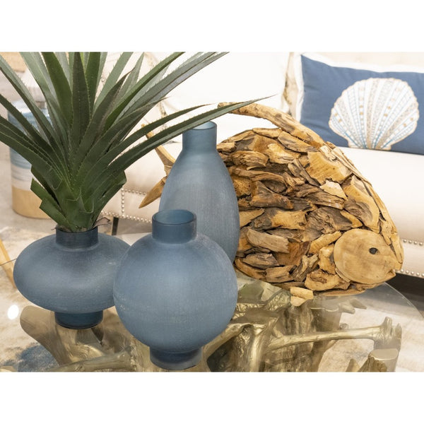 Atlas Islamorada Decorative Object - Handcrafted Driftwood Angel Fish for Coastal Charm & Home Decor Accent AC11398-01