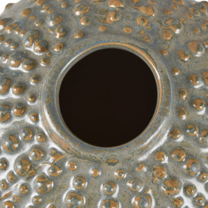 Atlas Jaffe Vase - Unique Earthenware Design in Green Reactive Glaze for Elegant Home Decor and Style Small Green Reactive AC11400-01