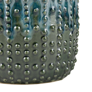 Atlas Jaffe Vase - Unique Earthenware Design in Green Reactive Glaze for Elegant Home Decor and Style Small Green Reactive AC11400-01
