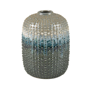 Atlas Jaffe Vase - Unique Earthenware Design in Green Reactive Glaze for Elegant Home Decor and Style Large Green Reactive AC11400-02
