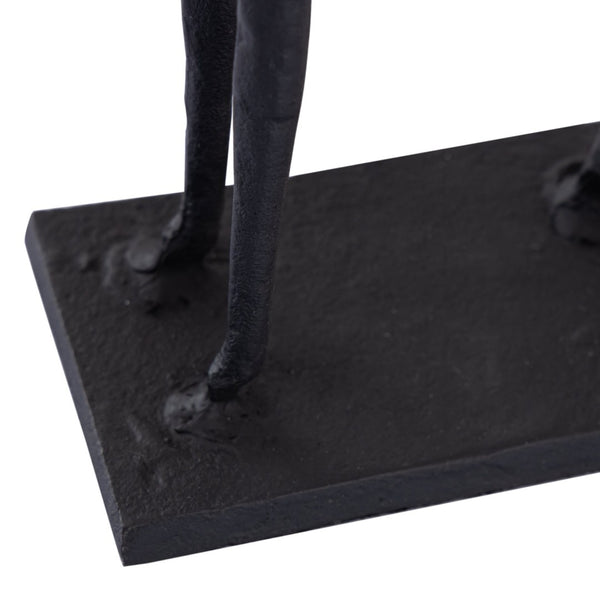 Atlas Jorgie Dog Object - Striking Aged Black Metal Dachshund Decor for Modern Home Accents & Displays AC11405-01