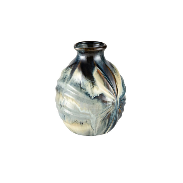 Atlas Kelly Vase - Stunning Earthenware Accent with Unique Glaze for Stylish Home Décor and Focal Points Small AC11410-01