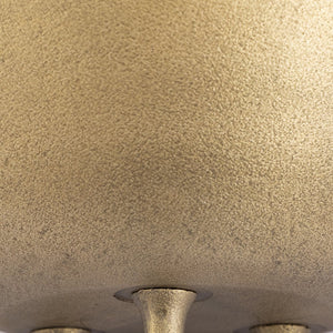 Atlas Kiser Bowl - Sculptural Brass Centerpiece for Elegant Table Displays and Floral Arrangements Large Brass AC11418-01