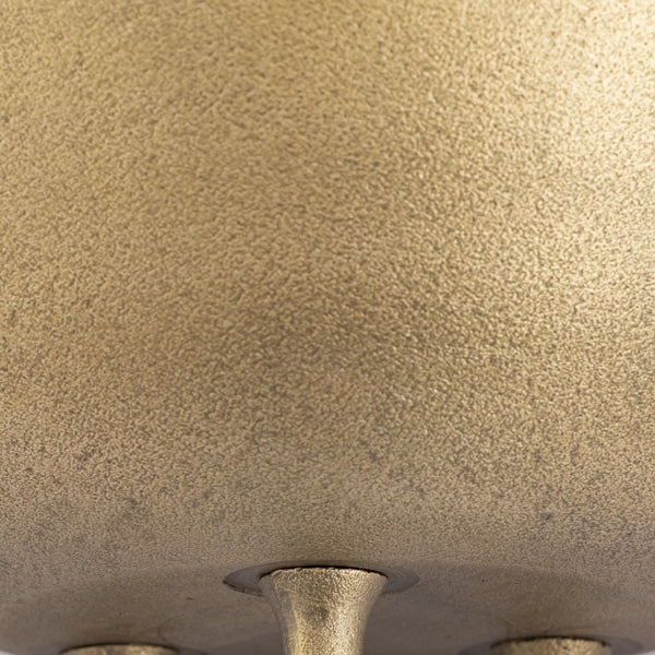 Atlas Kiser Bowl - Sculptural Brass Centerpiece for Elegant Table Displays and Floral Arrangements Large Brass AC11418-01