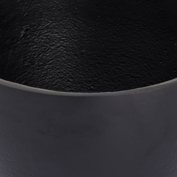 Atlas Kiser Bowl - Sculptural Centerpiece for Modern Decor, Matte Finish with Tripod Base, 11-Inch Design Small Black AC11419-02