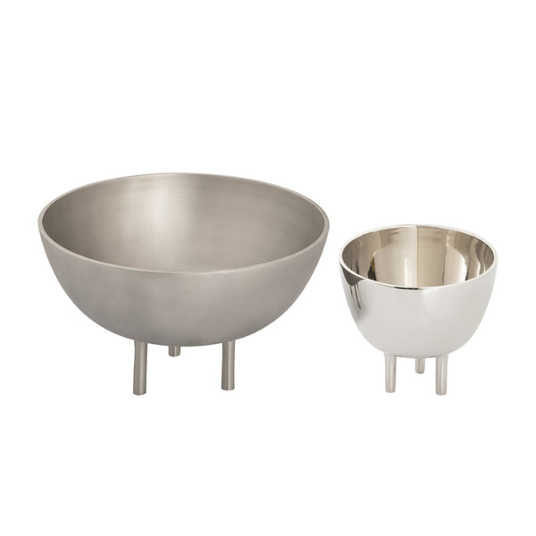 Atlas Kiser Bowl - Polished Nickel Centerpiece with Elegant Design for Home Décor and Entertaining AC11419-03