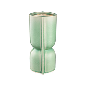 Atlas Leddy Vase - Artisanal Celadon Earthenware with Sculptural Design for Modern Home Décor Accents Small AC11426-01