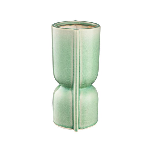 Atlas Leddy Vase - Artisanal Celadon Earthenware with Sculptural Design for Modern Home Décor Accents Small AC11426-01