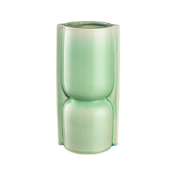 Atlas Leddy Vase - Artisanal Celadon Earthenware with Sculptural Design for Modern Home Décor Accents Large AC11426-02