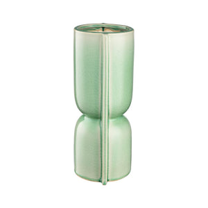 Atlas Leddy Vase - Artisanal Celadon Earthenware with Sculptural Design for Modern Home Décor Accents Large AC11426-02