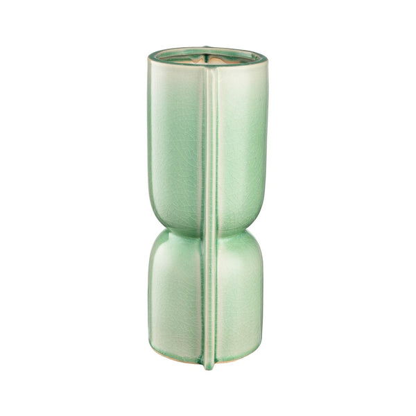 Atlas Leddy Vase - Artisanal Celadon Earthenware with Sculptural Design for Modern Home Décor Accents Large AC11426-02