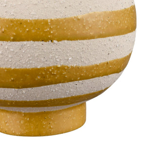 Atlas Lena Vase - Charming Hand-Painted Earthenware Bud Vase with Cheerful Stripes for Modern Decor AC11429-01
