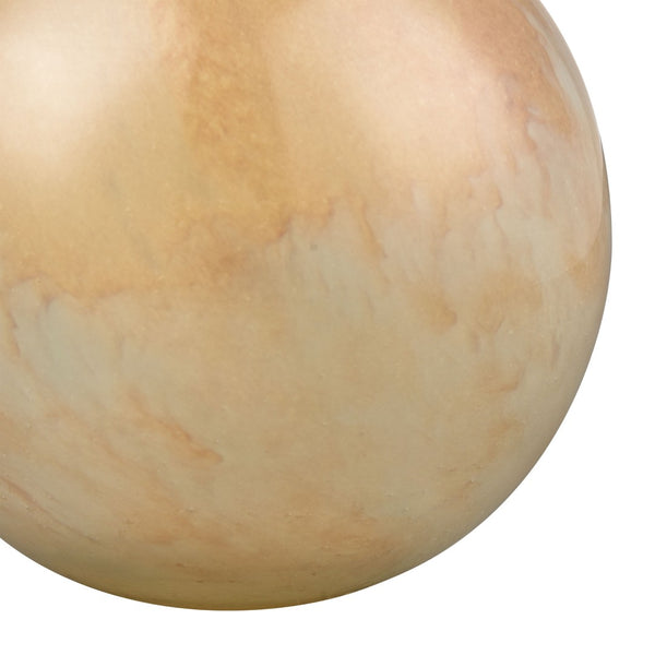 Atlas Leona Vase - Sculptural Glass Accent with Ombre Caramel and Green, Perfect for Modern Interiors Small AC11431-01