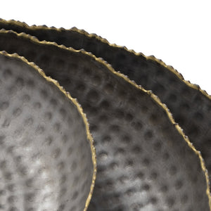 Atlas Leonard Tray Set of 3 - Elegant Bronze Nesting Trays for Stylish Organization and Decor Use AC11432-01S