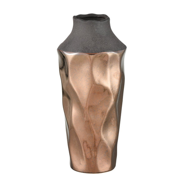 Atlas Lewis Vase - Striking Earthy Elegance with Metallic Warmth for Modern Home Decor and Styling Large AC11433-02