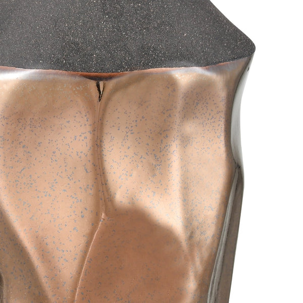 Atlas Lewis Vase - Striking Earthy Elegance with Metallic Warmth for Modern Home Decor and Styling Large AC11433-02