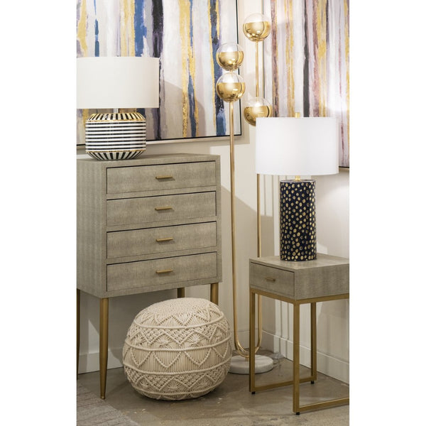 Atlas Lilou Pouf – Stylish Cream Accent Seating for Living Rooms, Bedrooms & Small Spaces, Versatile Comfort AC11438-01