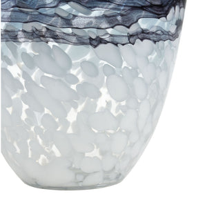 Atlas Loch Seaforth Vase - Elegant Translucent Glass Accent for Coastal-Inspired Home Décor and Blooms Small AC11447-01