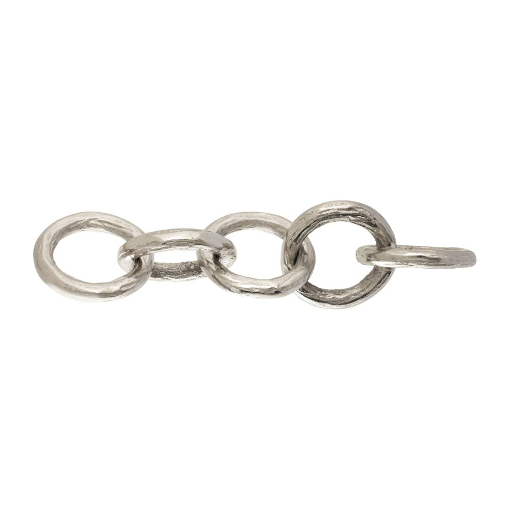Atlas Loop Chain Sculpture – Striking Modern Aluminum & Steel Decorative Accent for Contemporary Interiors AC11448-01