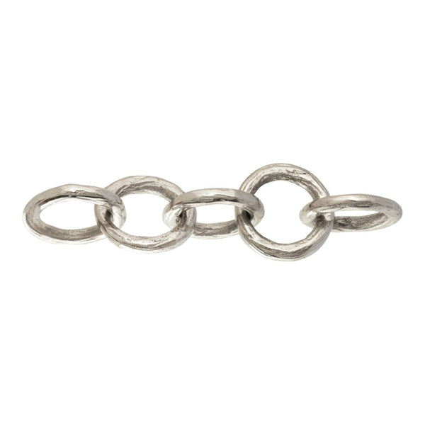 Atlas Loop Chain Sculpture – Striking Modern Aluminum & Steel Decorative Accent for Contemporary Interiors AC11448-01