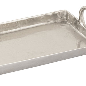 Atlas Loop Tray - Modern Sculptural Serving Tray in Nickel Finish for Elegant Entertaining & Organization AC11450-01