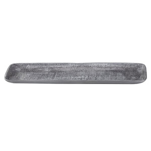 Atlas Louk Tray Set of 2 - Elegant Pewter and Brass Rectangular Trays for Stylish Home Organization & Decor AC11453-01S