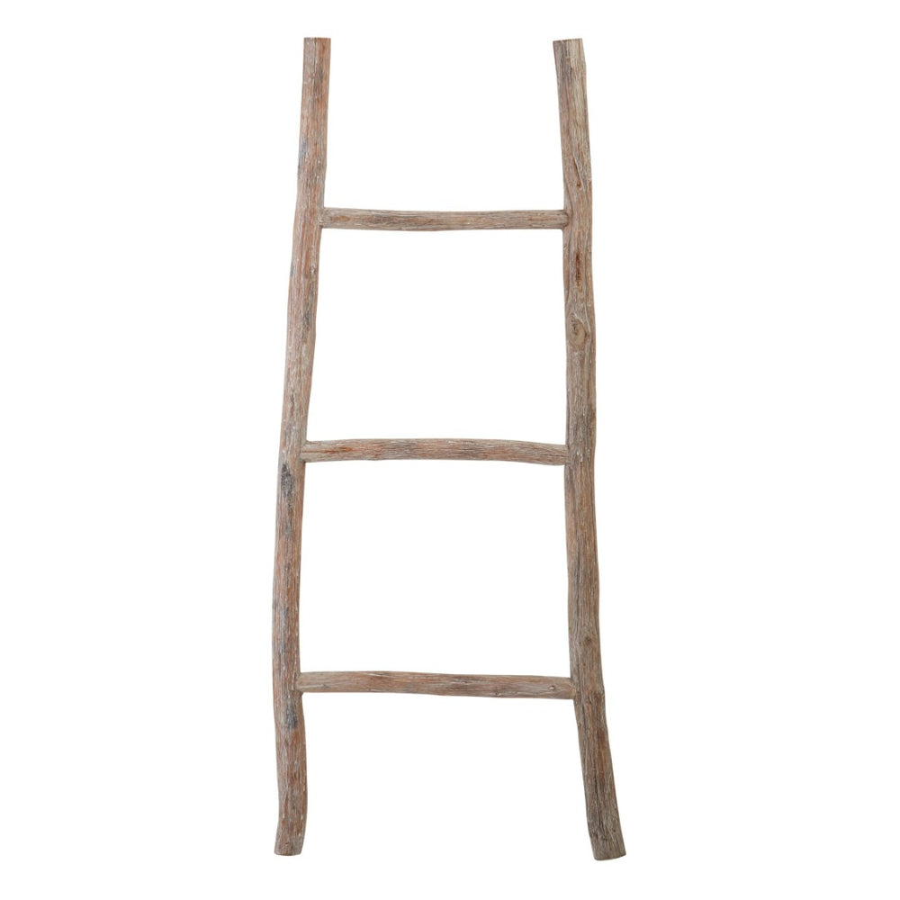 Atlas Lydia Wood Ladder - Compact Bleached Design for Stylish Storage & Display in Any Room, 39 Inches AC11457-01