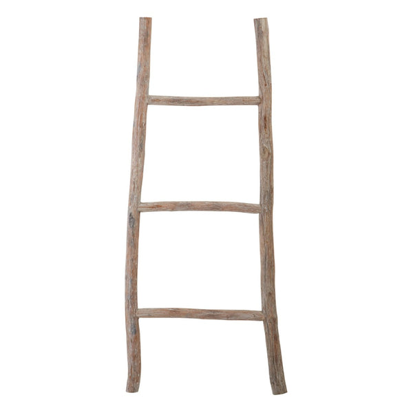 Atlas Lydia Wood Ladder - Compact Bleached Design for Stylish Storage & Display in Any Room, 39 Inches AC11457-01