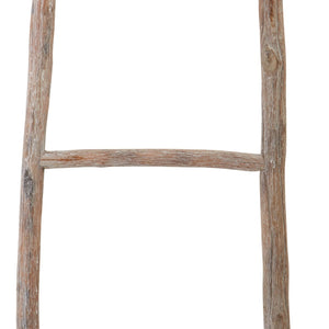 Atlas Lydia Wood Ladder - Compact Bleached Design for Stylish Storage & Display in Any Room, 39 Inches AC11457-01