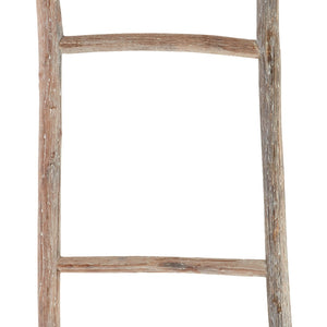Atlas Lydia Wood Ladder - Large Bleached Wood Display Rack for Towels, Throws, and Stylish Home Decor AC11457-02