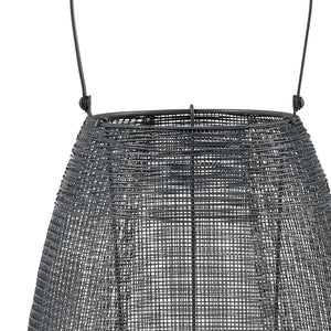 Atlas Magnet Lantern - Versatile Matte Gray Metal Accent for Modern Decor, Ideal for Candlelight Glow AC11458-01
