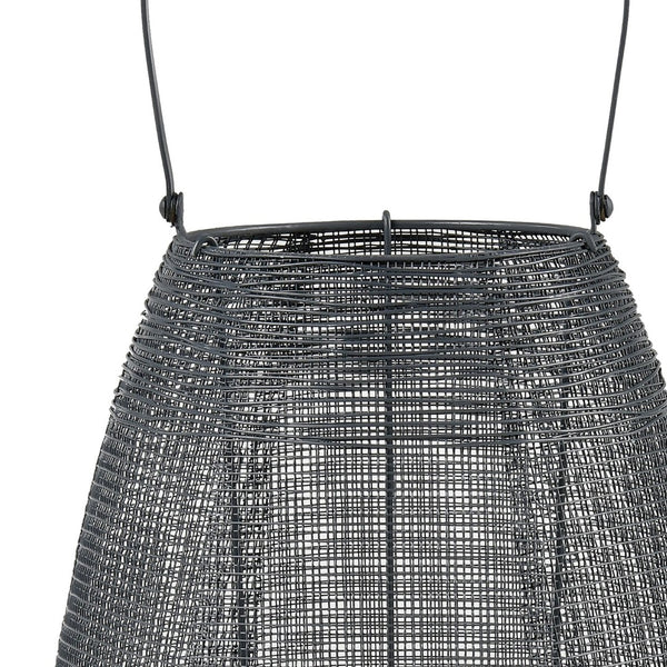 Atlas Magnet Lantern - Versatile Matte Gray Metal Accent for Modern Decor, Ideal for Candlelight Glow AC11458-01