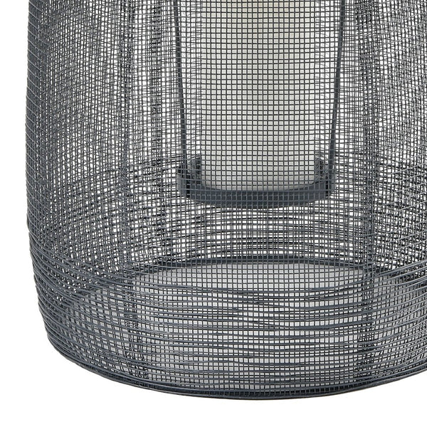 Atlas Magnet Lantern - Versatile Matte Gray Metal Accent for Modern Decor, Ideal for Candlelight Glow AC11458-01