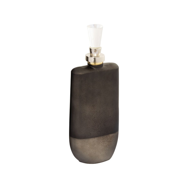 Atlas Mara Decorative Bottle Set - Elegant Onyx Glass Duo for Stylish Home Décor & Modern Interiors AC11460-01S