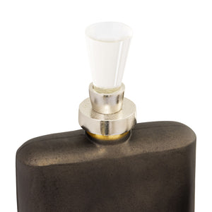 Atlas Mara Decorative Bottle Set - Elegant Onyx Glass Duo for Stylish Home Décor & Modern Interiors AC11460-01S
