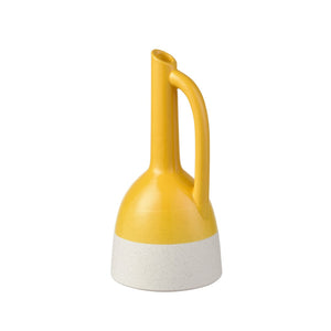 Atlas Marianne Bottle - Elegant Handcrafted Decorative Accent in Cheerful Glossy Yellow Ombre Finish Small Yellow AC11463-01