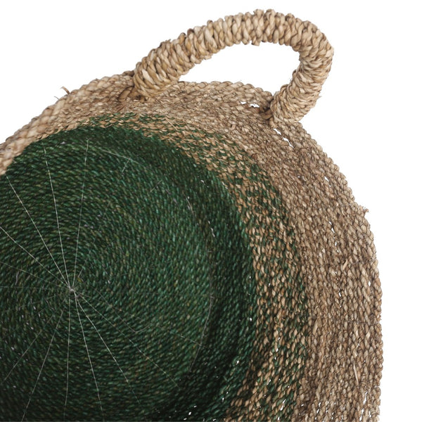 Atlas Maton Seagrass Basket Set of 3 – Handwoven Storage Baskets with Jute Handles for Stylish Organization AC11466-01S