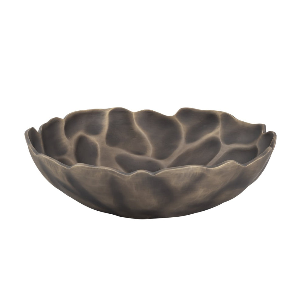 Atlas Maynard Bowl - Stunning Textured Bronze Decorative Accent for Modern Living Spaces & Table Styling AC11467-01
