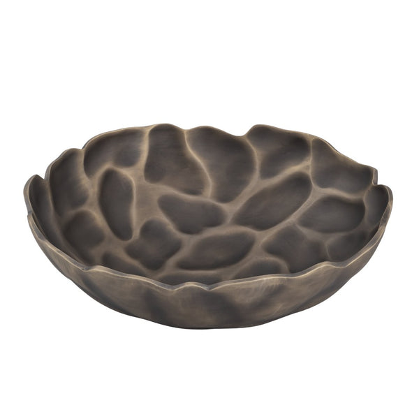 Atlas Maynard Bowl - Stunning Textured Bronze Decorative Accent for Modern Living Spaces & Table Styling AC11467-01