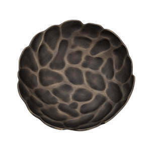 Atlas Maynard Bowl - Stunning Textured Bronze Decorative Accent for Modern Living Spaces & Table Styling AC11467-01