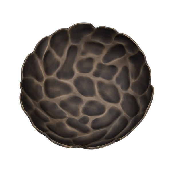 Atlas Maynard Bowl - Stunning Textured Bronze Decorative Accent for Modern Living Spaces & Table Styling AC11467-01